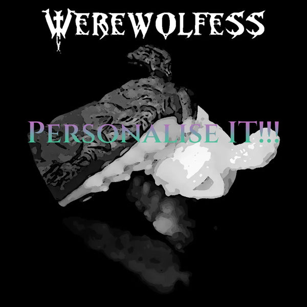 Personalise the Werewolfess fantasy silicone masturbator with custom colours and a made-to-order werewolf design