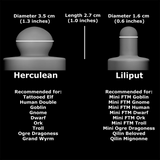 Tappo sigillante in silicone 00-20 sicuro per il corpo per masturbatori Love Smiths compatibili
