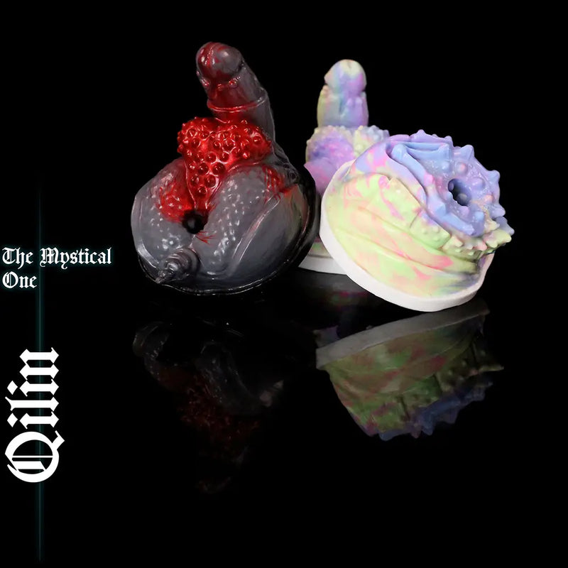 Grinder fantasy Qilin en silicone, masturbateur miniature et gaine pour vibromasseur, designs Beloved et Mignonne