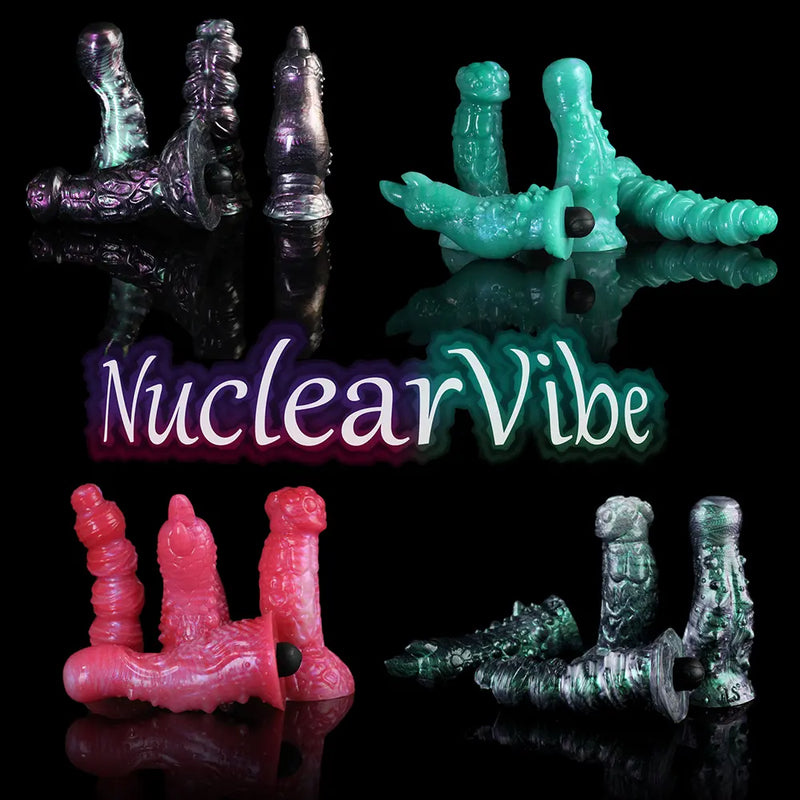 NuclearVibe vibrator hylsa designad för Love Smiths kompakt rechargeable vibrator