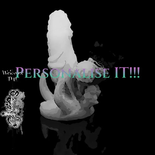Personalise the Chaos fantasy silicone dildo with custom colours and made-to-order silicone design