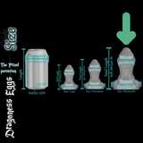 Super Soft硬度のMammothサイズ Fantasy Dragoness Eggs - product media 2