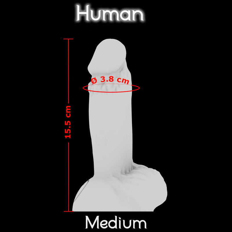 Discontinued old-model: medium Human Dildo suction-cup
