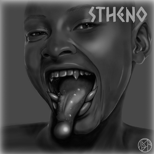 🐍 Stheno (Gorgon), Sister of Shadows fantasy artwork