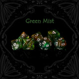 Prismatic Sparks fantasy acrylic tärningar kollektion för RPG players och tärningar samlare