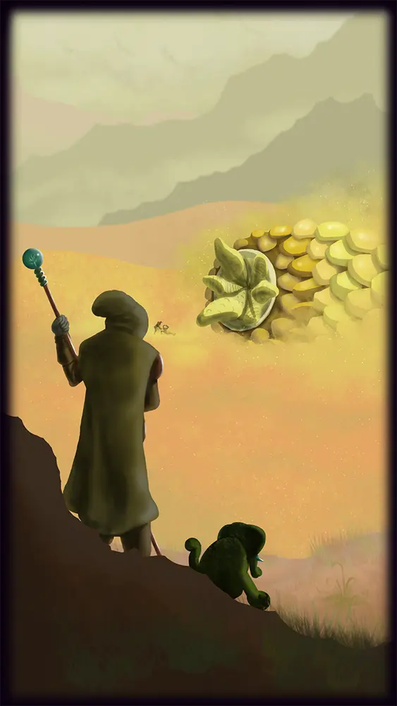 🌙 The Hatchling That Learned Hunger fantasy artwork