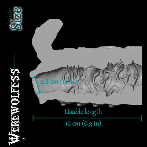 Werewolfess size guide