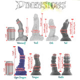 Body-safe Halloween fantasy dildos with medium firmness and suction bases
