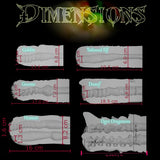 Seasonal Halloween fantasy strokers with spooky colourful silicone design