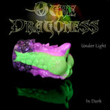 Ogre Dragoness Halloween fantasy masturbator with large size and glow effect