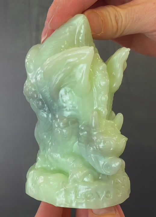 Discontinued: Fantasy stress balls: Green-shine Squishy Anastasia