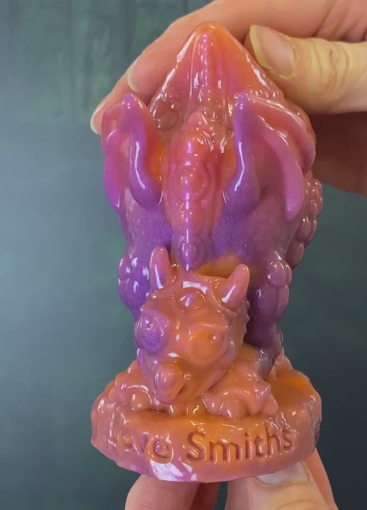 Discontinued: Fantasy stress balls: Orange-purple Squishy Anastasia
