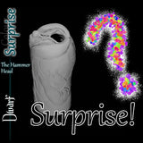 Surprise custom-colour Dwarf soft silicone fantasy masturbator 3D model with prominent clitoral detail