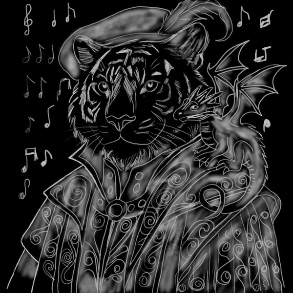 Avatar of one of the co-owner of love smiths as a tiger